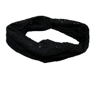 NWOT Black Lace Headband